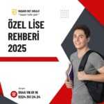 Bursa özel lise rehberi