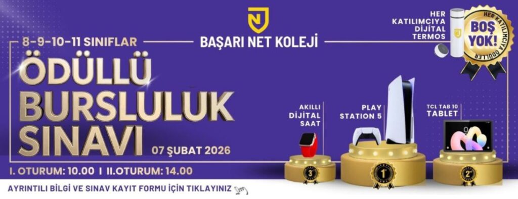 Bursa Özel Okulların Bursluluk Sınavları Başarı Net Koleji 1 Bursa Özel Okulların Bursluluk Sınavı 2026 Başarı Net Koleji