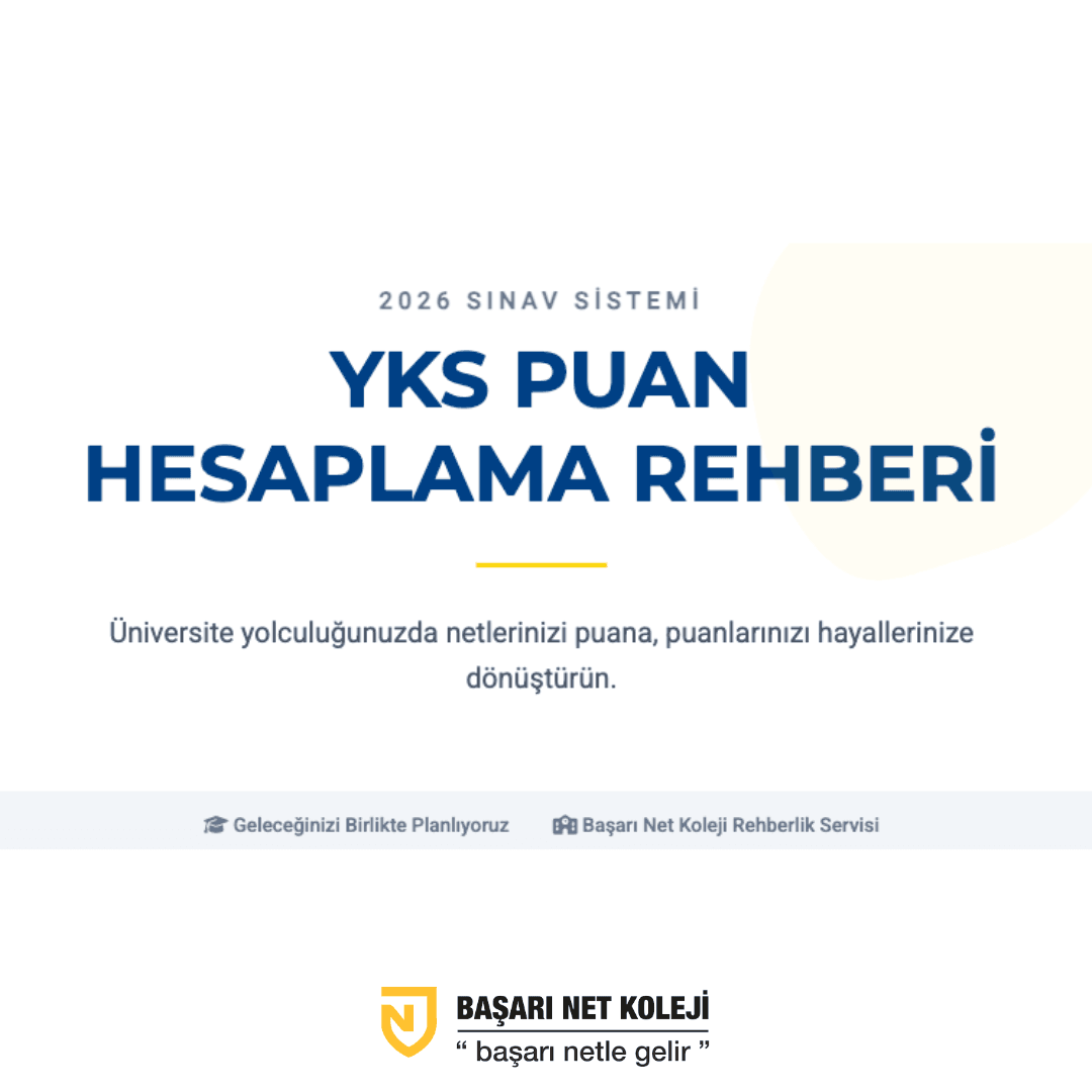 YKS Puan Hesaplama 2026 | TYT AYT Net ve Puan Hesaplama